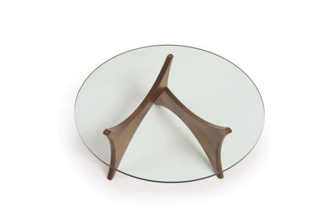 Copeland Furniture Pivot Mid Century Curved Coffee Table