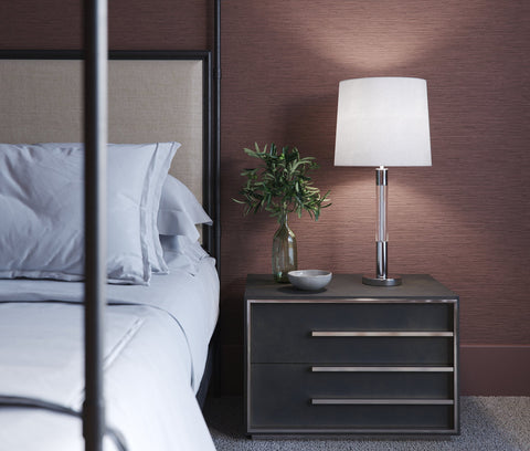 Poppy Ambient Column Drum Modern Table Lamp