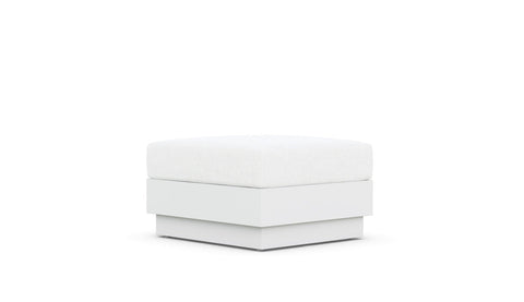 Porto Modern Pouf Ottoman with Adjustable Levelers Outdoor Furniture