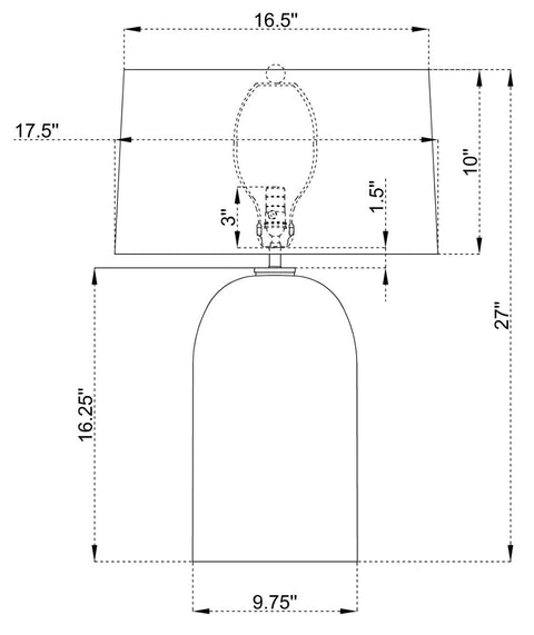 Pretoro Modern Column Table Lamp Ambient Collection