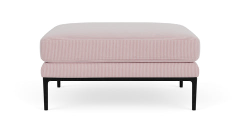 Timeless Minimalist Pouf Ottoman Upholstered Modern Design