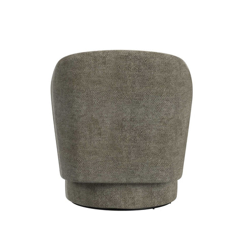 Timeless Minimalist Barrel Lounge Chair with Plinth Base
