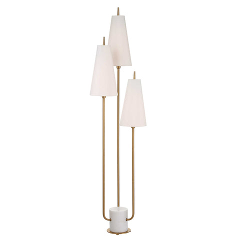 Elle Arc Tree Floor Lamp Modern Accent Dimmable Multi-head