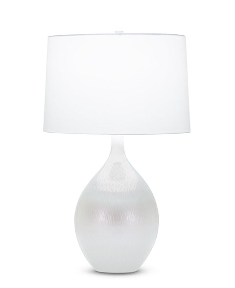 Raymond Coastal Accent Embossed Drum Table Lamp