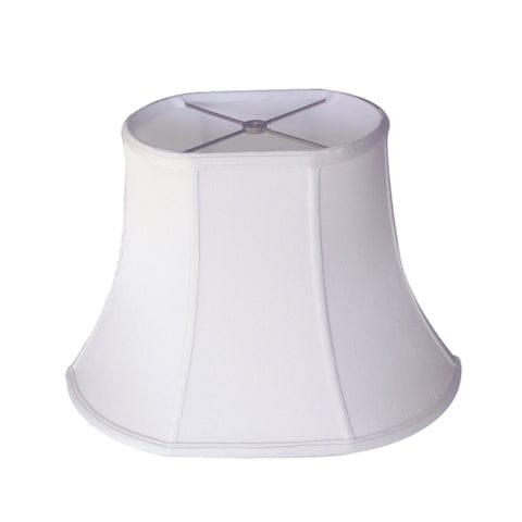 Regular Bell Oval Supreme Satin Lamp Shade - Natural White