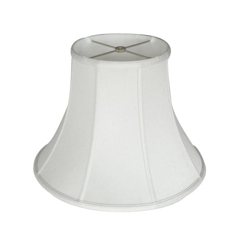 Regular Bell Supreme Satin Lamp Shade - White