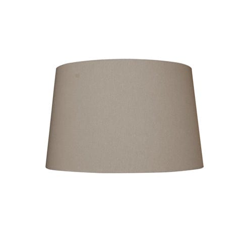 Retro Drum Hand Rolled Edge Hard Back Anna Rayon Lamp Shade - Grey
