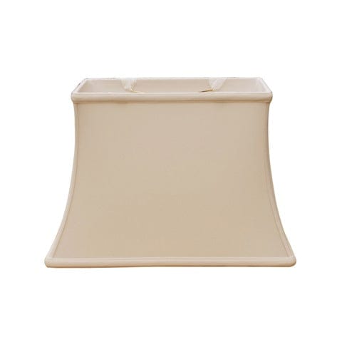 Retro Oblong Bell Anna Rayon Lamp Shade - Sand