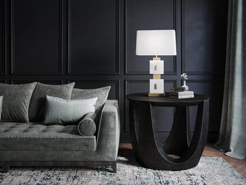 Reynolds Column Accent Table Lamp Modern Elegant