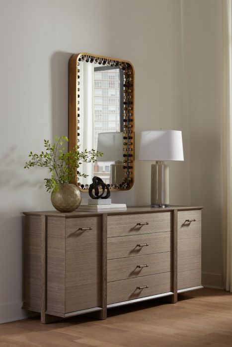 Watson Contemporary Accent Cabinet with Bronze Pulls