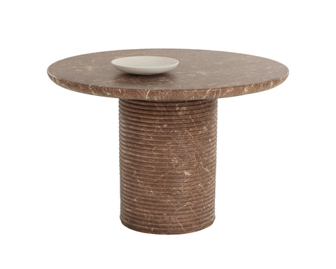 Tulip Riva Contemporary Drum Dining Table