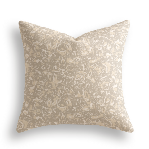 River Reef Throw Pillow in Raffia