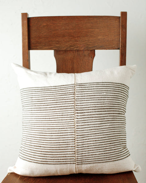 Artful Traditionalist Handcrafted Scandinavian Accent Throw Pillow