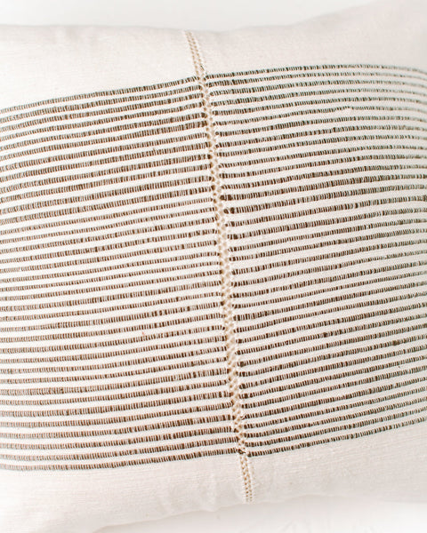 Artful Traditionalist Handcrafted Scandinavian Accent Throw Pillow