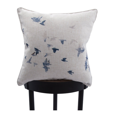 Renwil Classic Birds Graphic Euro Cushion Traditional Throw Pillow - 20 x 20