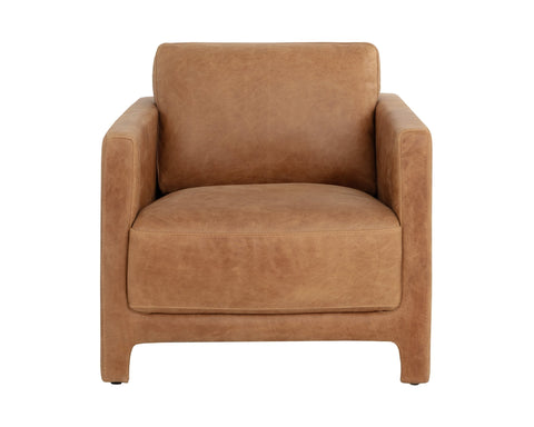 Rodney Timeless Minimalist Modern Armless Club Lounge Chair
