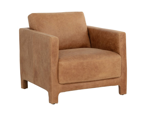 Rodney Timeless Minimalist Modern Armless Club Lounge Chair