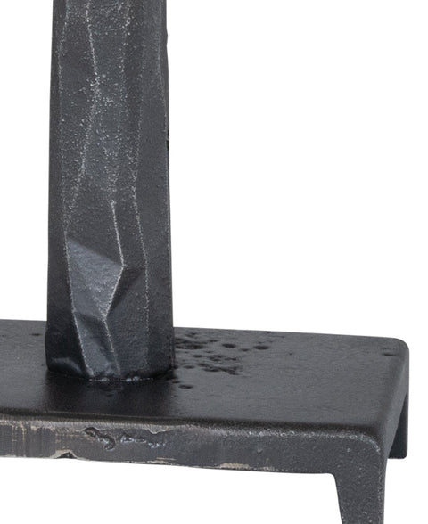 Roman Accent Handcrafted Oval Column Table Lamp