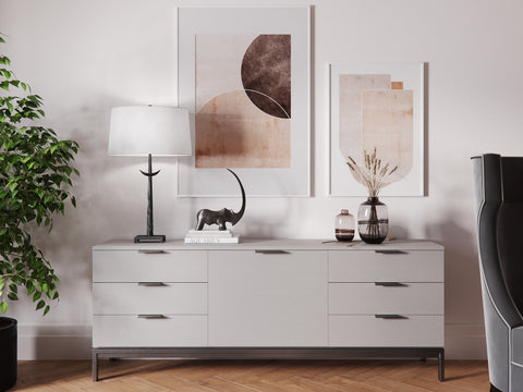 Roman Accent Handcrafted Oval Column Table Lamp