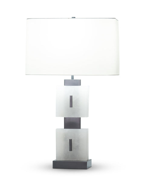 Accent Rose Column Table Lamp for Modern Spaces