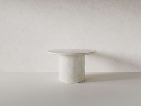 Paradis Round Dining Table | Spanish Beige Marble