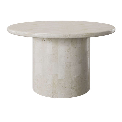 Paradis Round Dining Table | Spanish Beige Marble