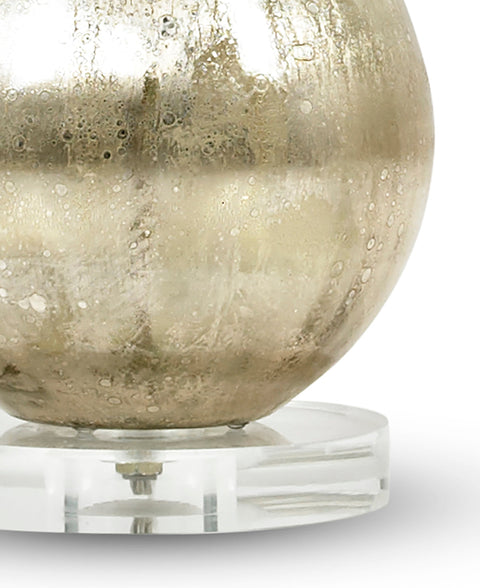 Rowan Ambient Handcrafted Drum Table Lamp in Gold