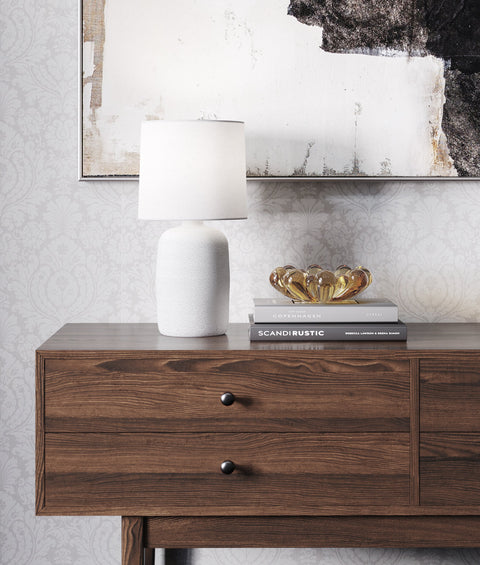 Sally Column Textured Table Lamp Modern Accent