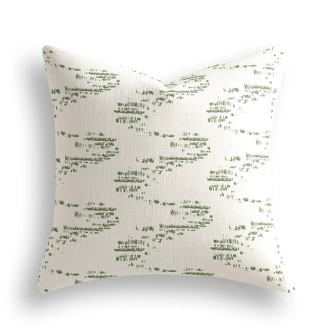 Salt Marsh Throw Pillow in Cypress