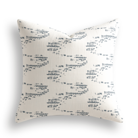 Salt Marsh Throw Pillow in Navy