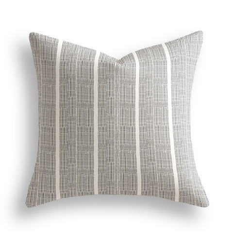 Sandbar Throw Pillow in Jet