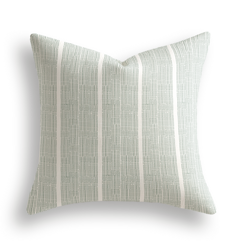 Sandbar Throw Pillow in Seaweed