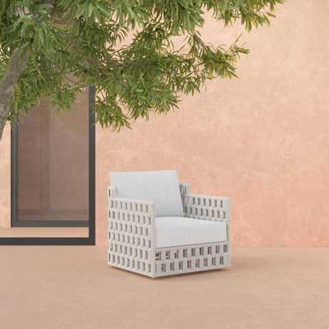 Modern Club Lounge Chair for Outdoor Living and Garden