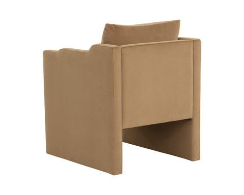 Timeless Minimalist Contemporary Parsons Upholstered Lounge Chair