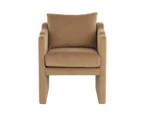 Timeless Minimalist Contemporary Parsons Upholstered Lounge Chair