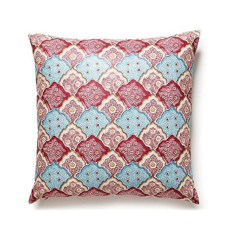 Scalamandré Akira Pillow | Peacock Rose