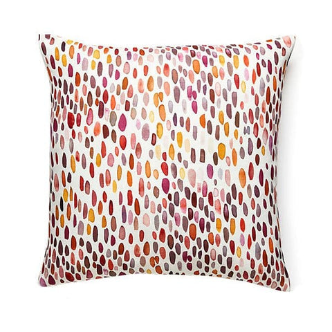 Scalamandré Jamboree Square Pillow | Wild Berry