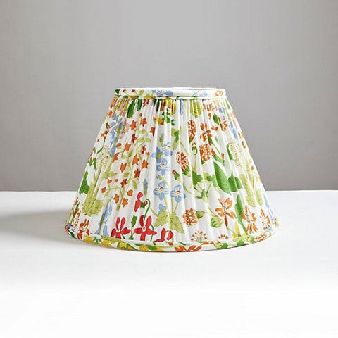 Scalamandré Maiden Floral Pleated Shade | Aruba