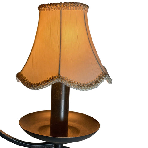 Scalloped Bell Softback Sconce - Braid Trim