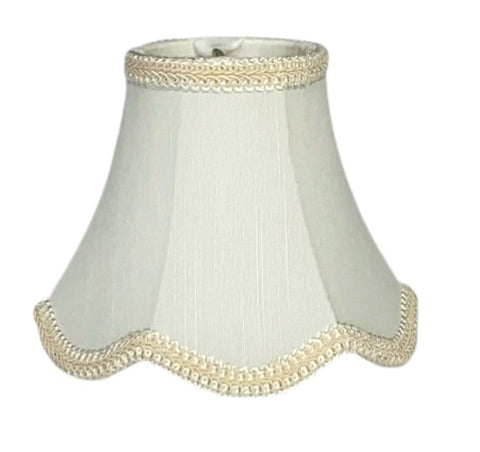 Scalloped Bell Softback Sconce - Braid Trim