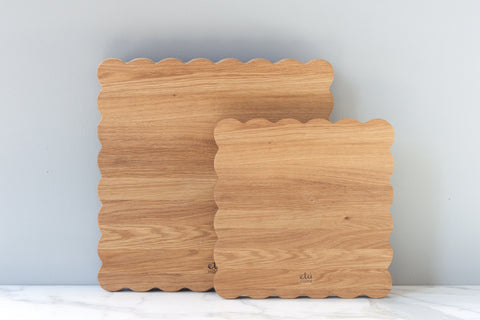 Modern Scalloped Abstract Serving Board