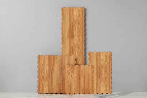 Modern Scalloped Abstract Serving Board
