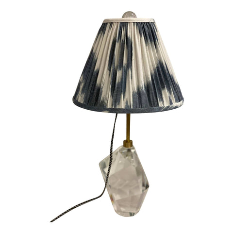 Schumacher - Chambray Madaket Ikat Gathered Shades - Two Sizes