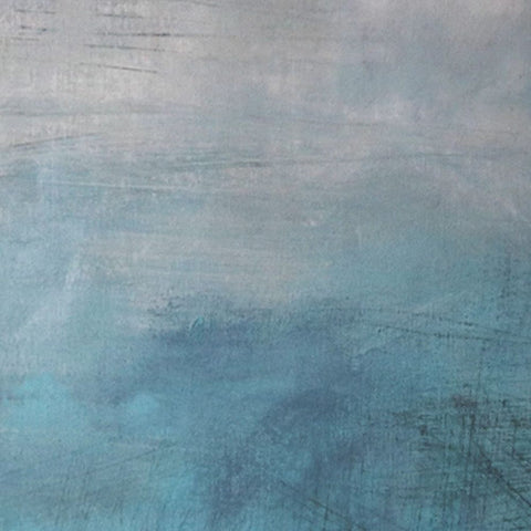 Modern Abstract Square Print with Matte Gray Frame Wall Art