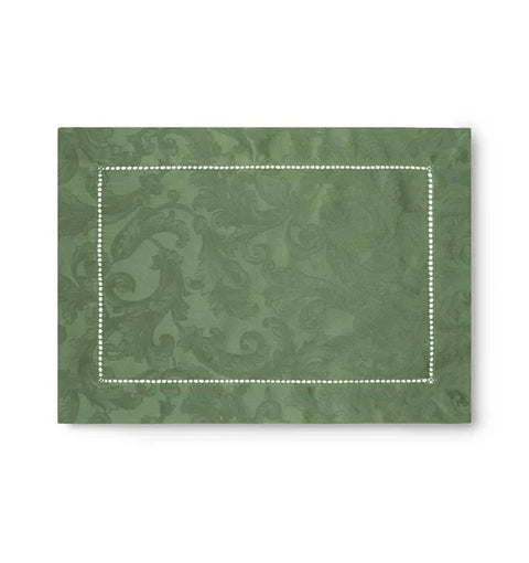 Sferra Acanthus Traditional Floral Oblong Placemat - Set of 4