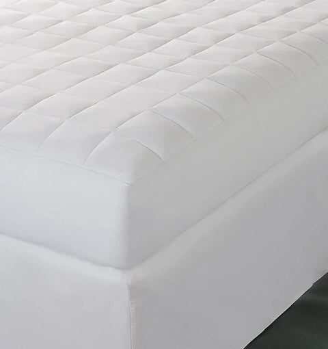 Minimalist Box Cotton Sateen Mattress Topper