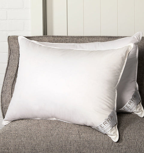 Classic Traditional Euro Cushion in Solid White Throw Pillow