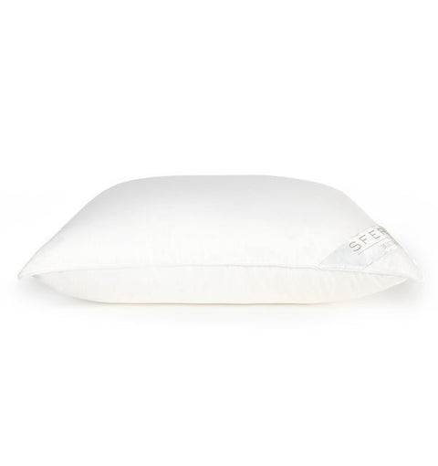 Classic Traditional Euro Cushion in Solid White Throw Pillow