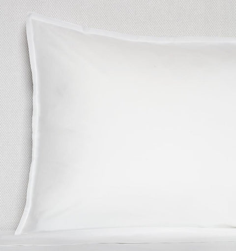 Modern Contrast Trim Solid Cotton Percale Shams