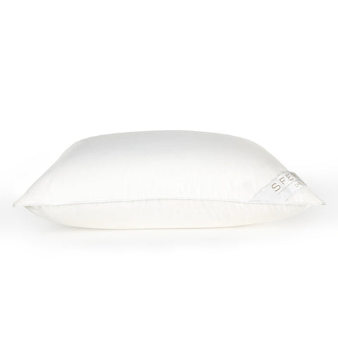 Classic Traditional Euro Cushion in Solid White Throw Pillow